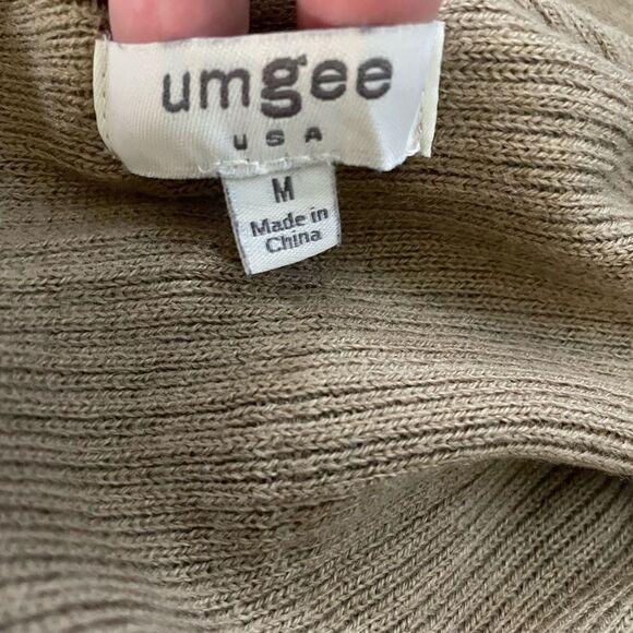 umgee | Long Asymmetrical Long Open Front Cardigan | Size Medium - Picture 4 of 6